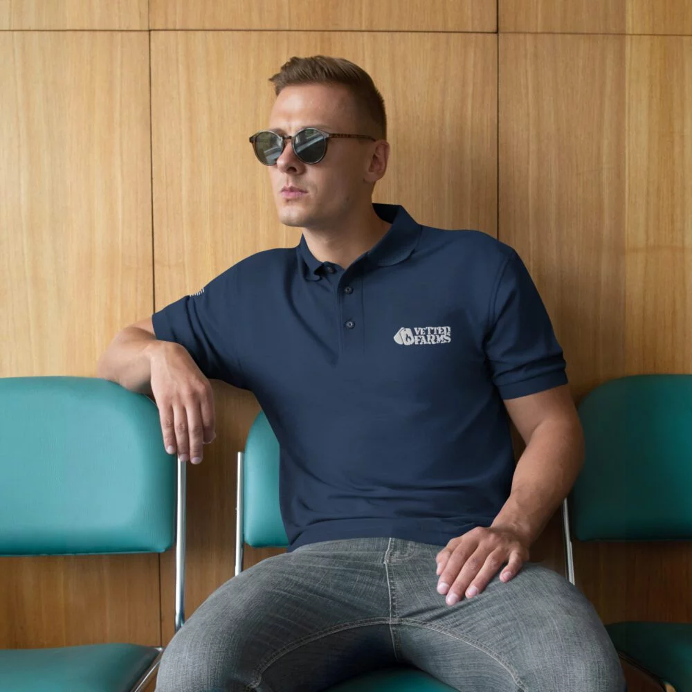Men's Premium Polo (Light Logo)